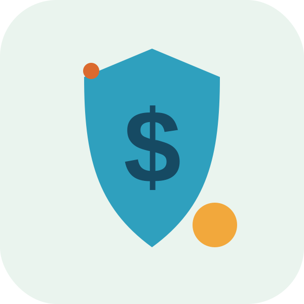 Shield and dollar sign icon representing payers