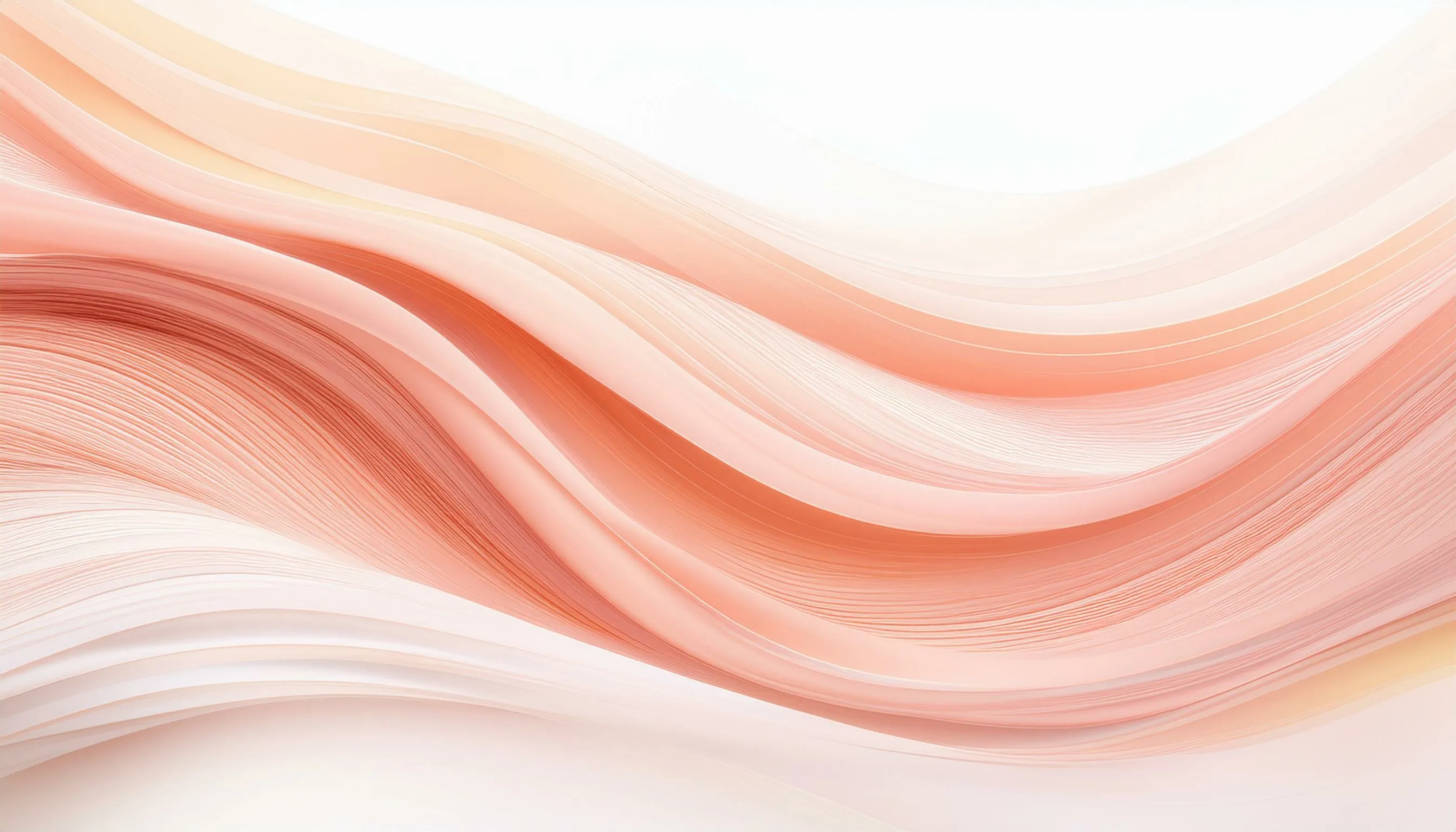 A white and pink background with wavy lines.