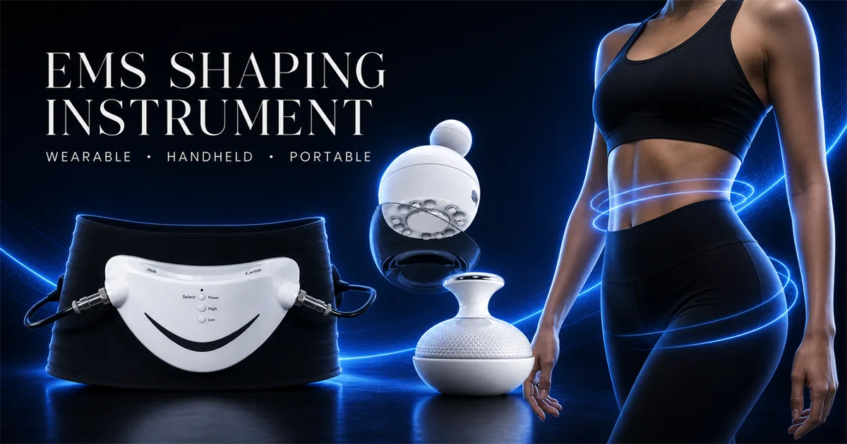 EMS body contouring form factors: belt, handheld, RES