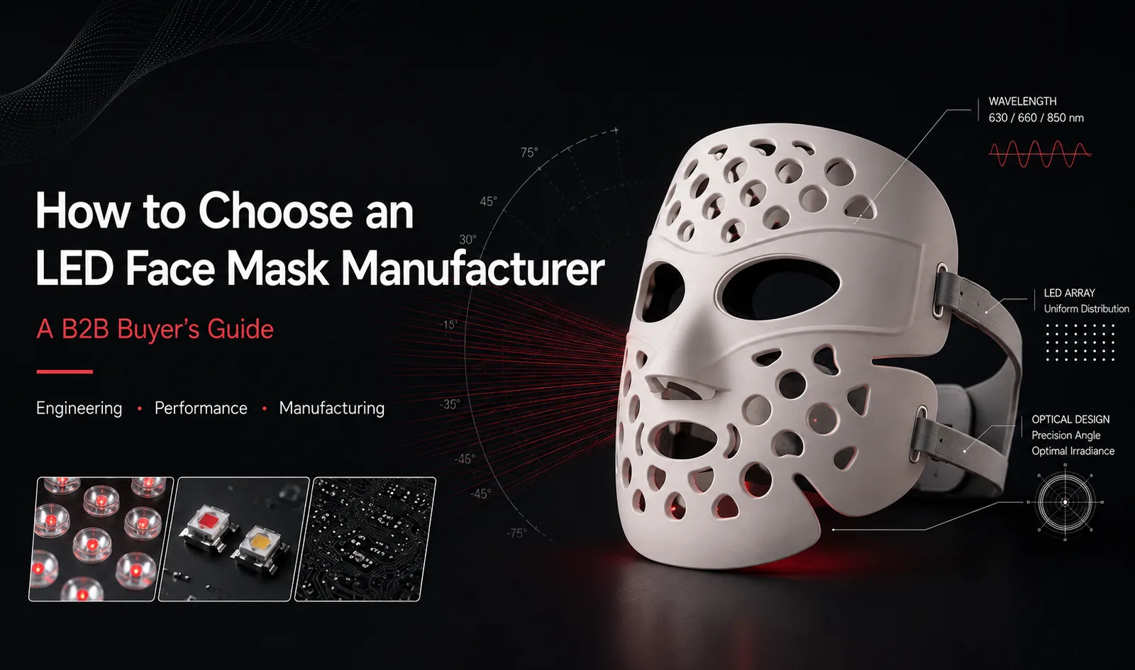 How to choose an LED face mask manufacturer: a spec-sheet buyer’s guide for B2B beauty brands