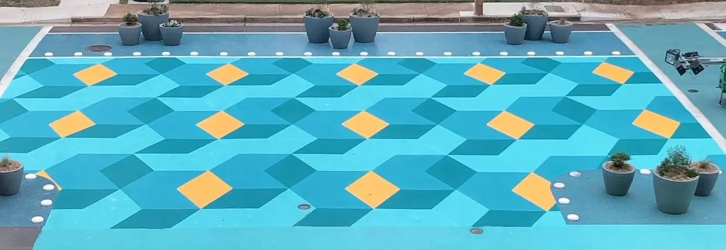 Decorative pavement design