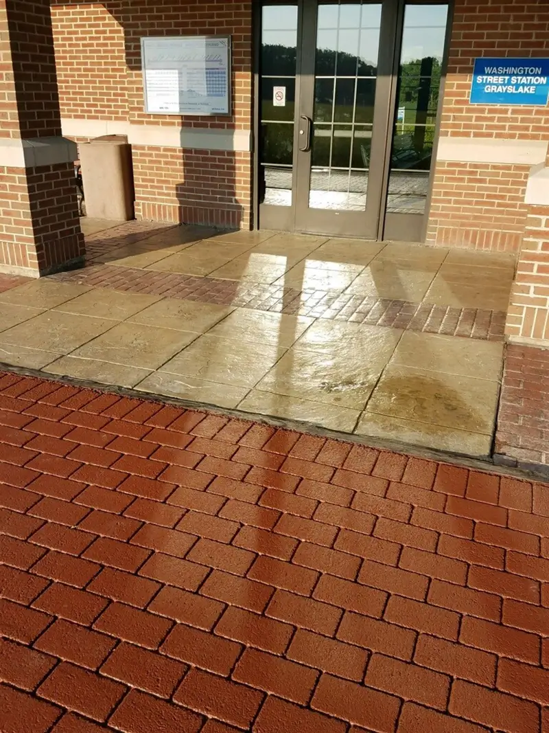 semi-gloss finish on sealed pavement
