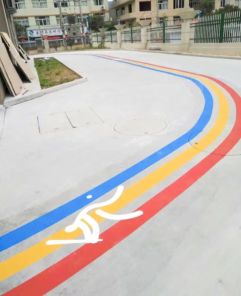 colorful way finding at the Olympics