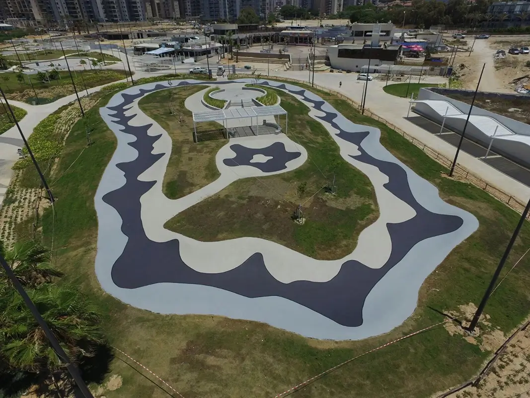 refinished skate park