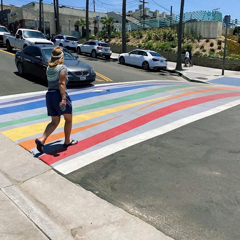 rainbow thermo crosswalk