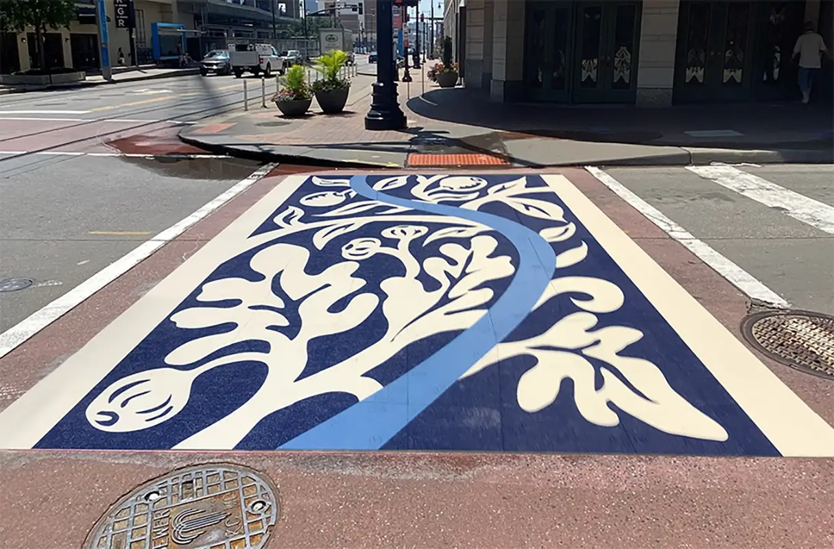 custom thermo crosswalk design