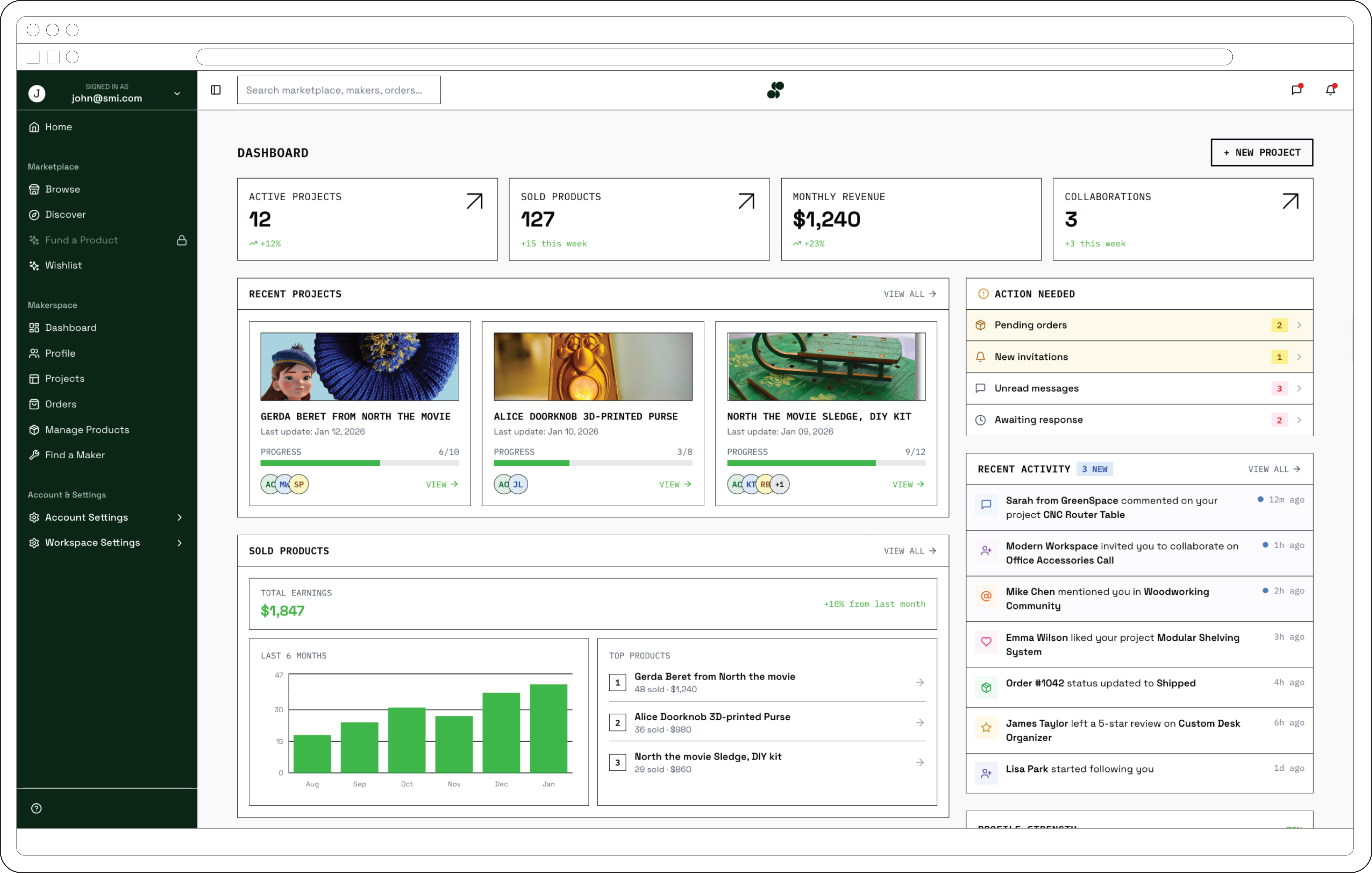 Screens and blocks abstract image
