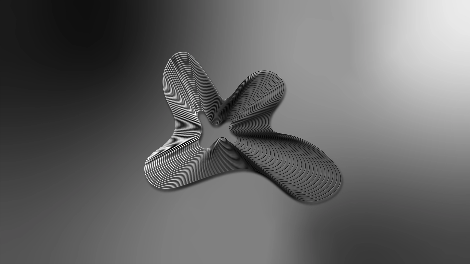 A spiraling blob representing creative flow 