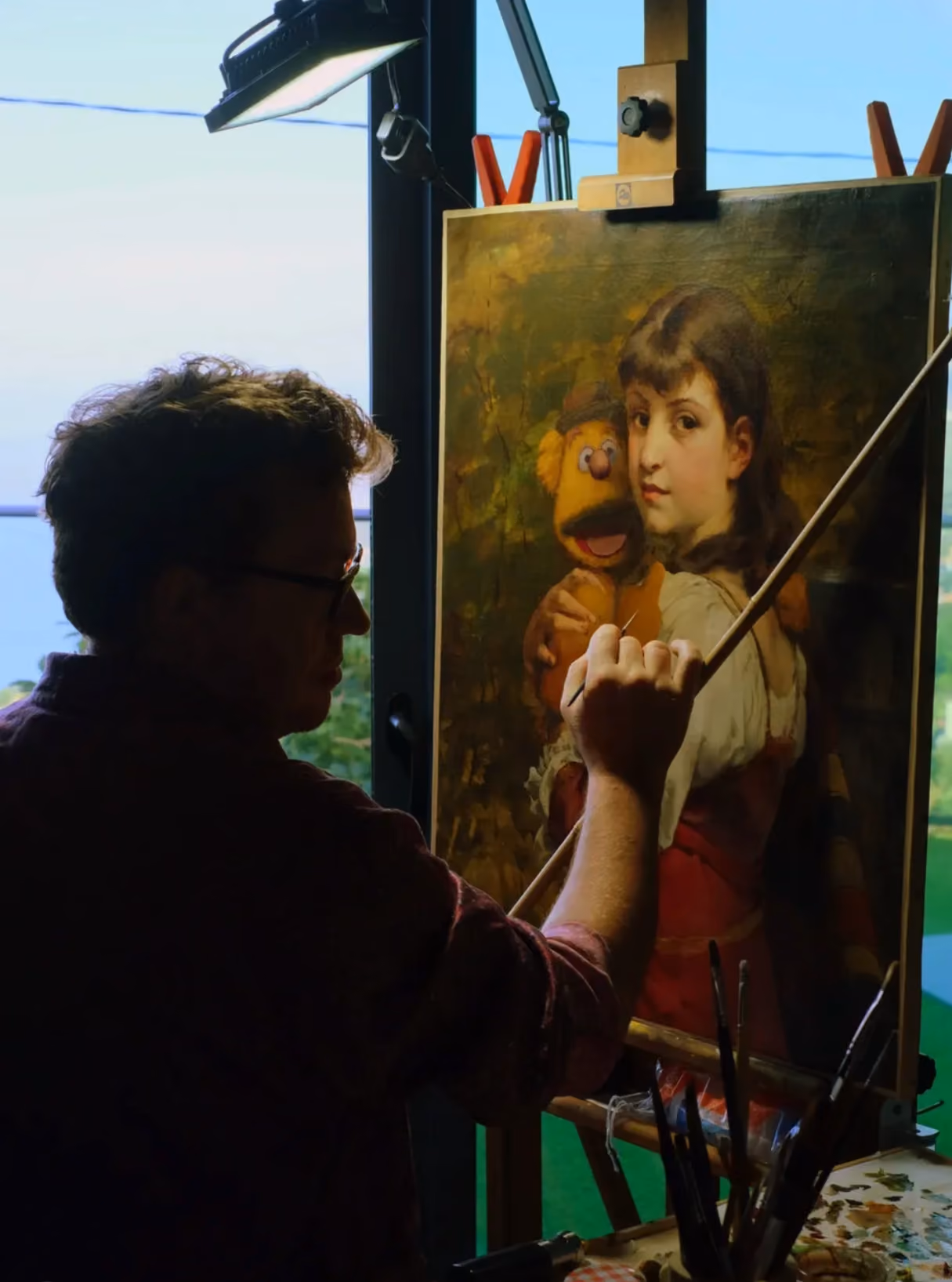 BLASE the artist painting a new piece