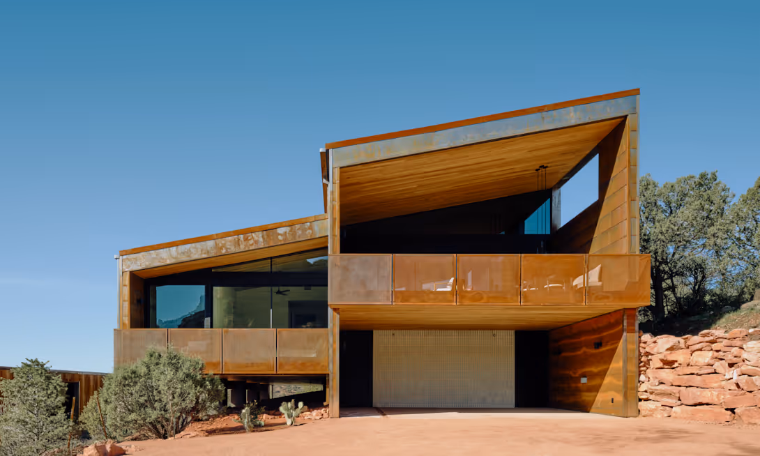 Fox a modern desert home in Sedona
