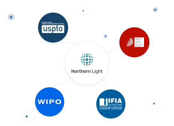 SinglePoint interface displaying global patent filings with AI-powered search and semantic facets