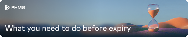 What you need to do before expiry