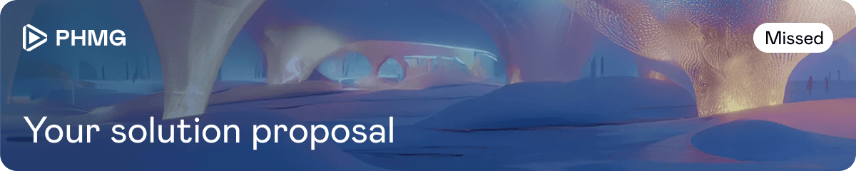 Your solution proposal