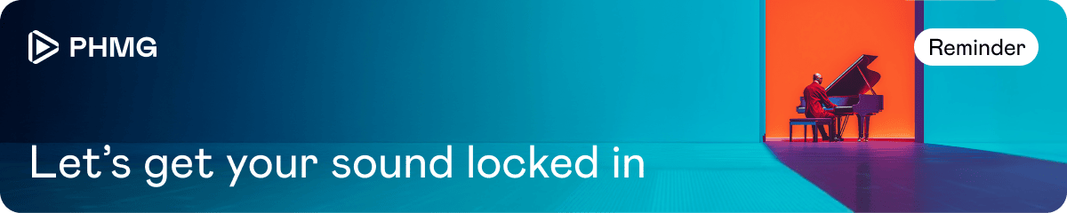 Let’s get your sound locked in