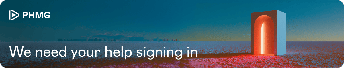 We need your help signing in