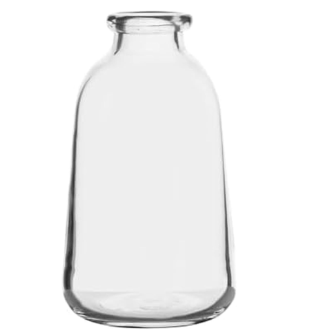 Elements Glass Milk Bottle Vase