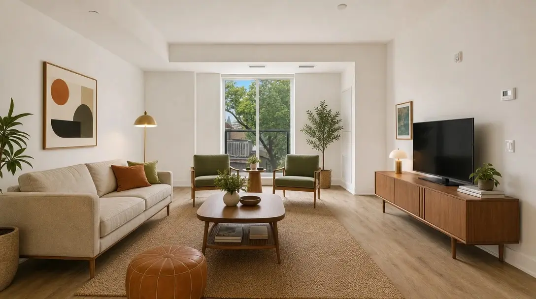 Planner 5D - Mid-Century Modern Livingroom