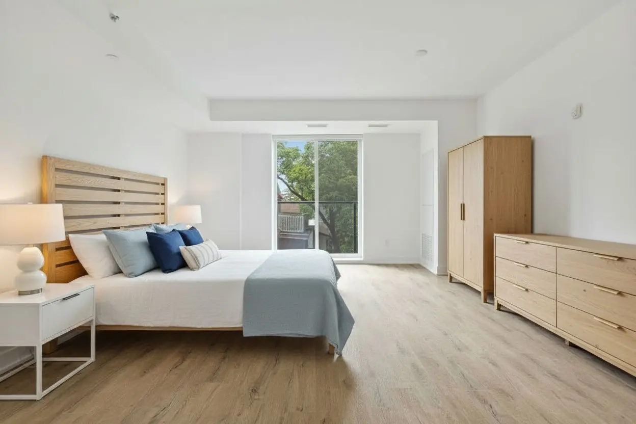 HomeDesigns AI - Modern Coastal Bedroom