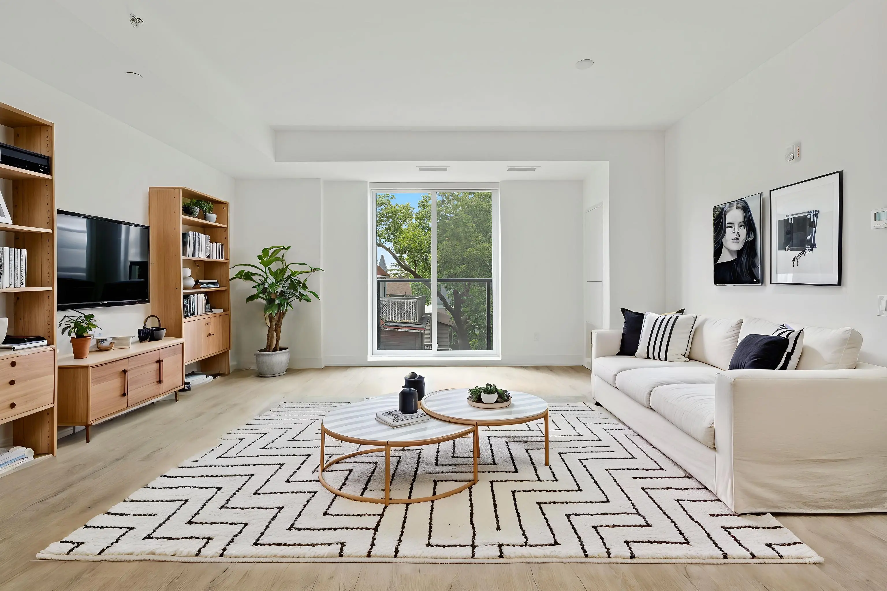 Virtual Staging AI - Scandinavian Livingroom