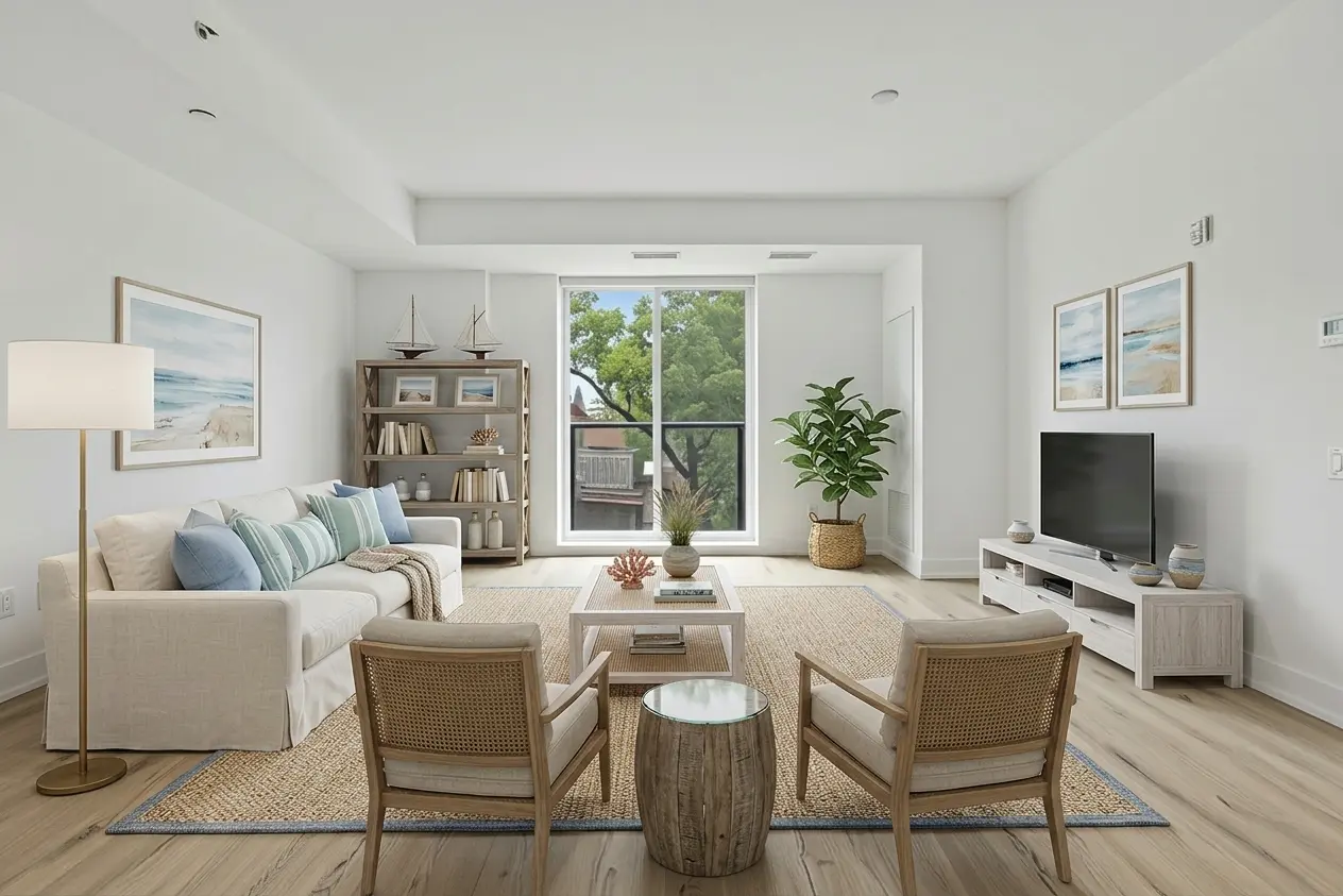 Collov AI - Modern Coastal Livingroom