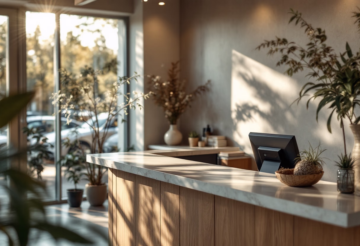 [background image] image of service desk (for an auto dealership)