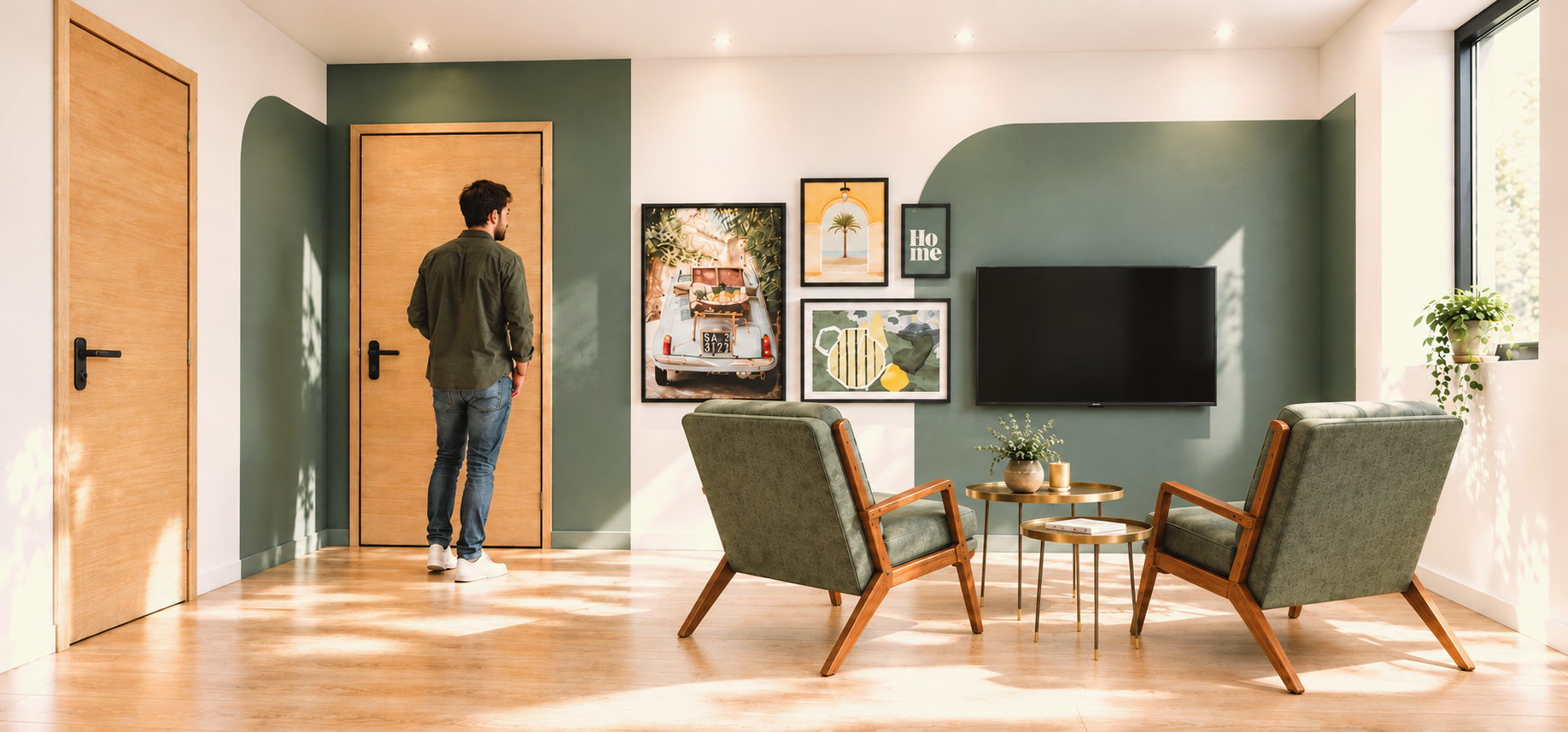 coin salon - appartement 32 m2