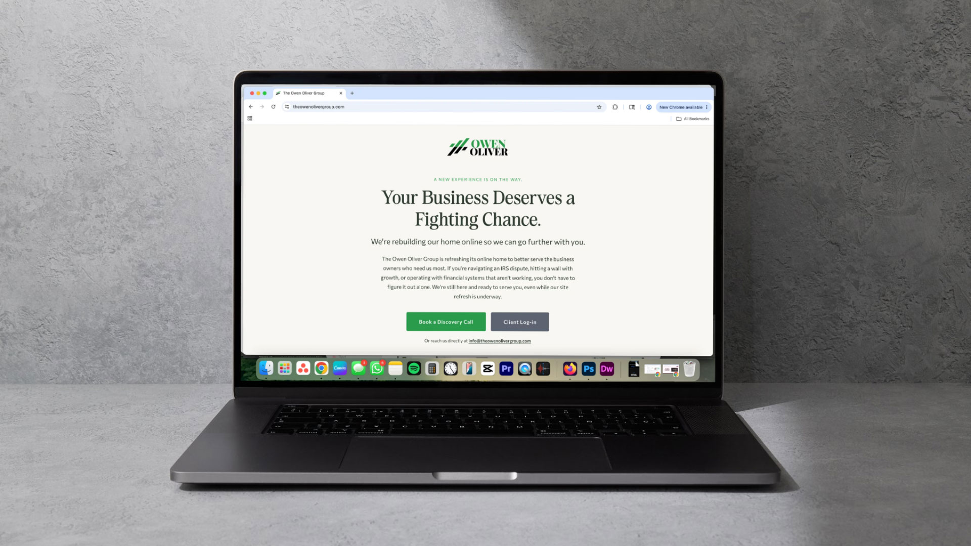 The Owen Oliver Group website