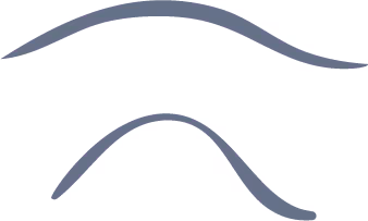 a flowing icon resembling a human body