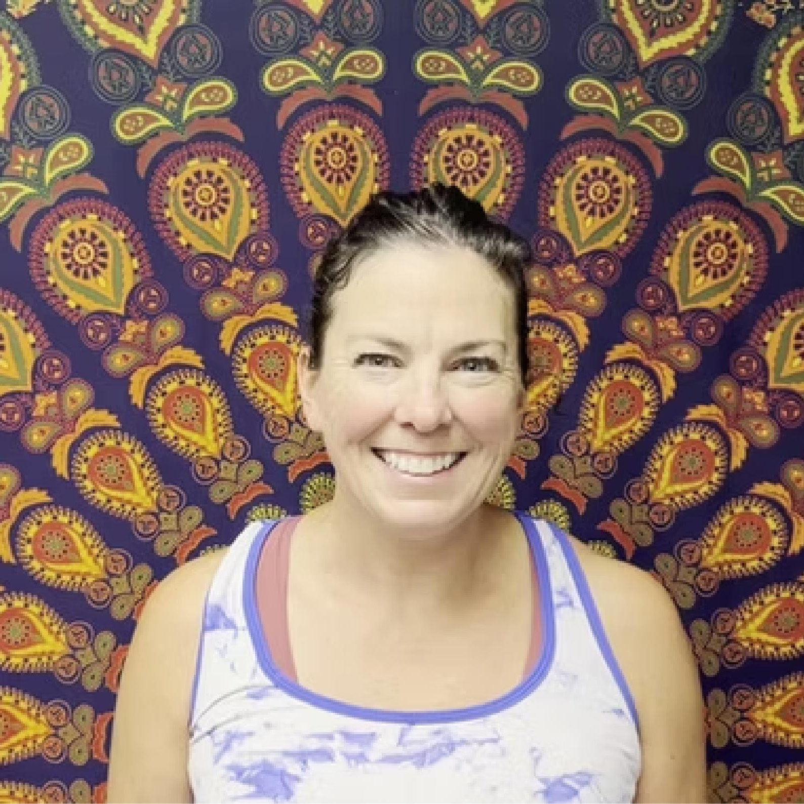 a woman giving a glowing review to Allentown Medical Massage