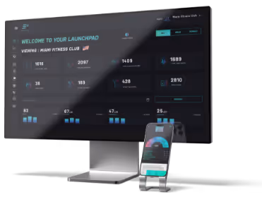 a computer monitor and a phone