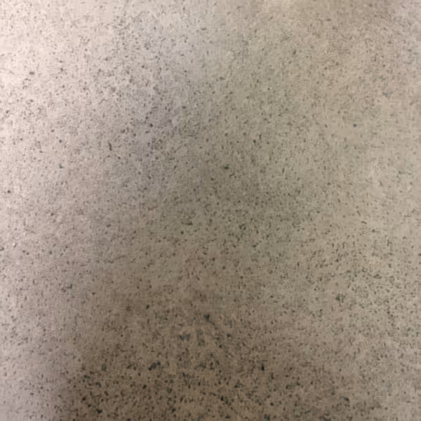 Salt and pepper aggregate in concrete flooring