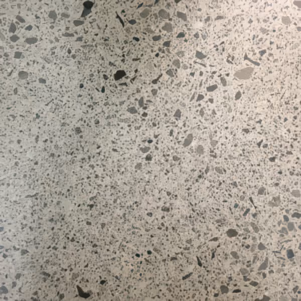 Medium aggregate in concrete flooring