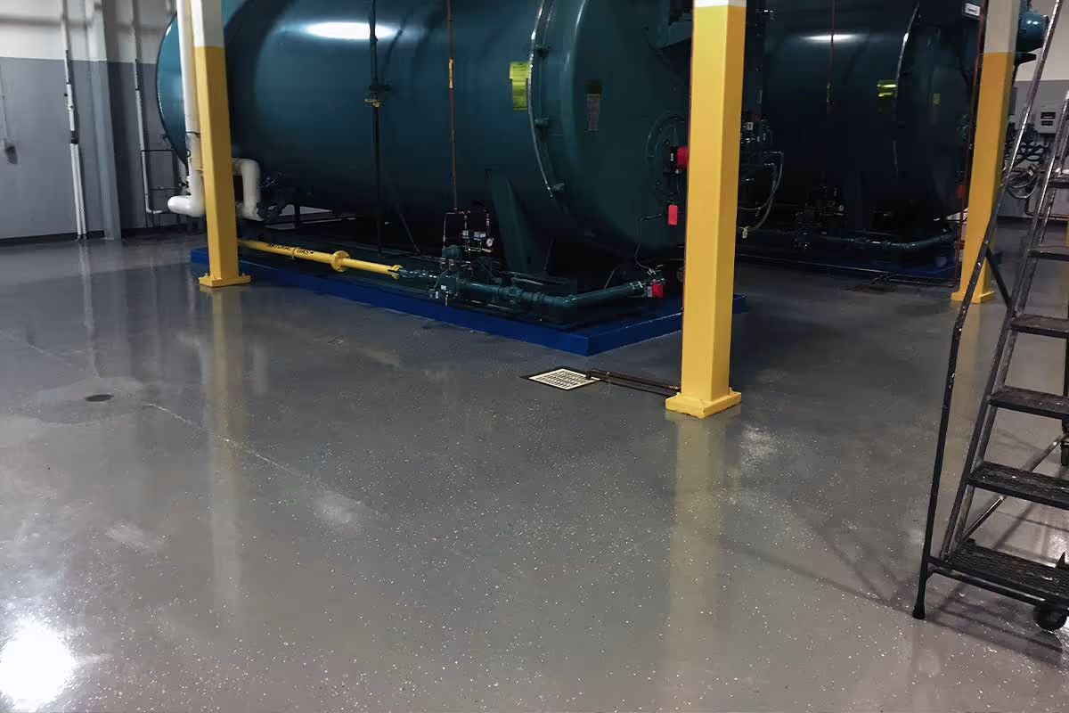 Resinous flooring and tanks