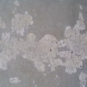 Concrete flooring showing signs of Spalling