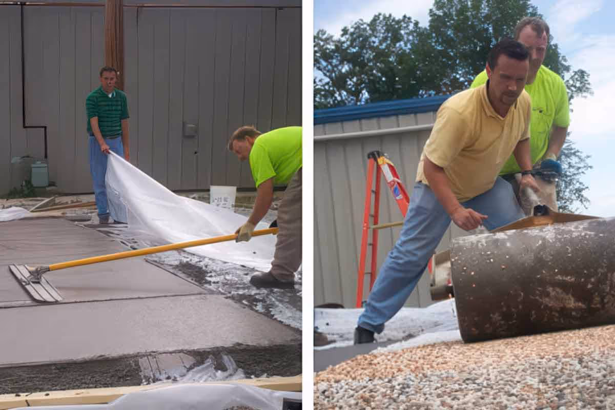 Installation of Terrazocrete by Perfect Polish