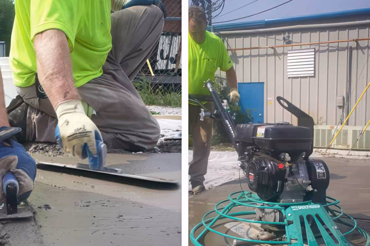Perfect Polish Terrazzocrete installation