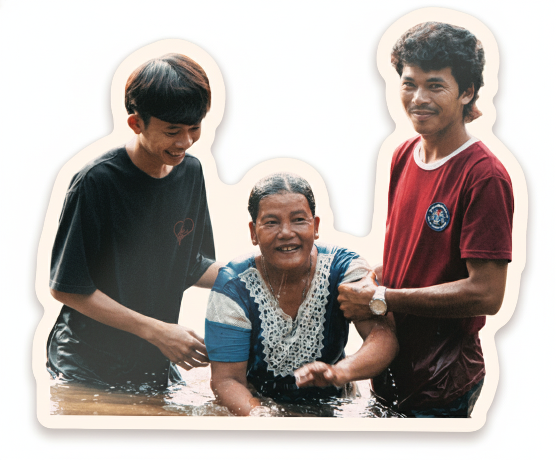 Lives transformed through baptism