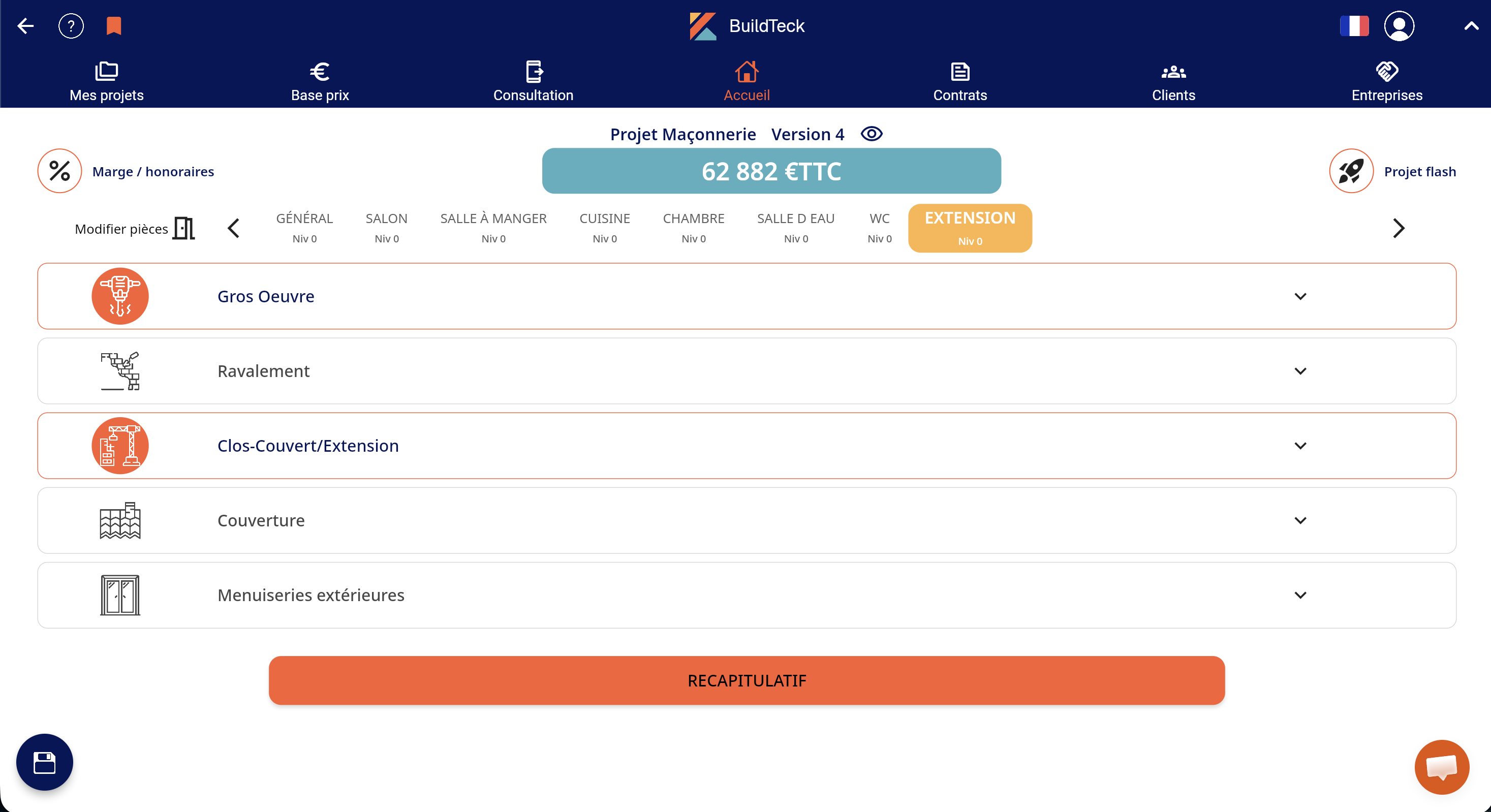 Avec BuildTeck générez des estimations à la fois précise, professionnelles et rapidement !