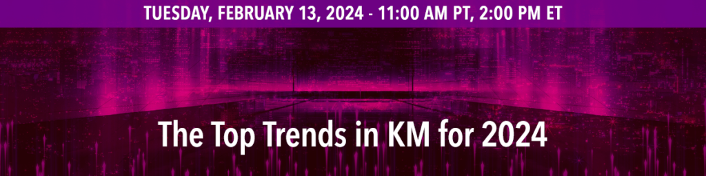 top trends in KM