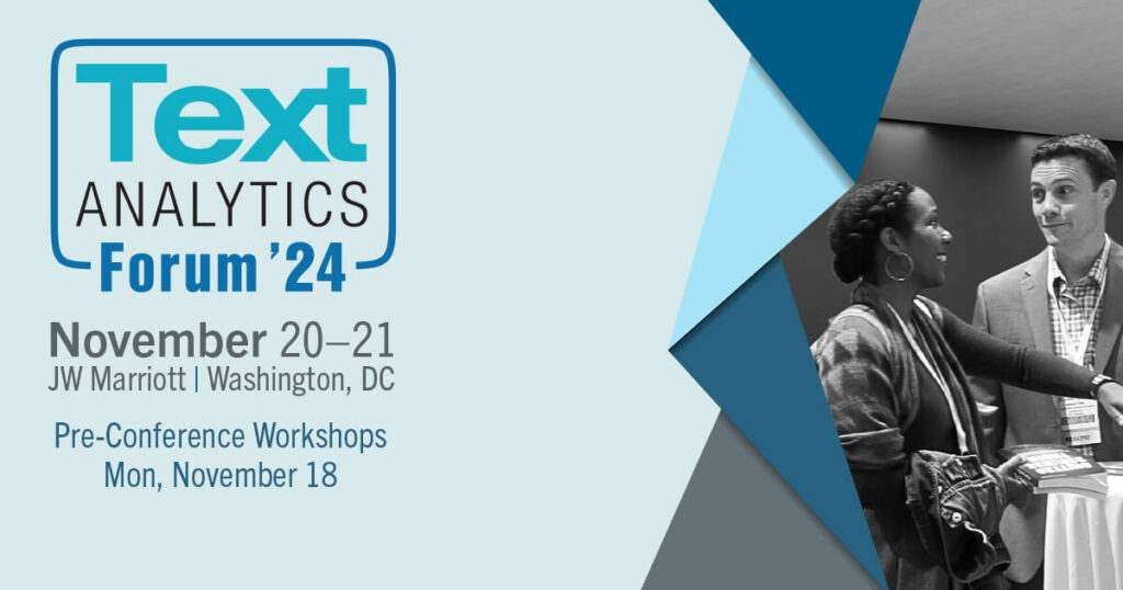 text analytics forum 24