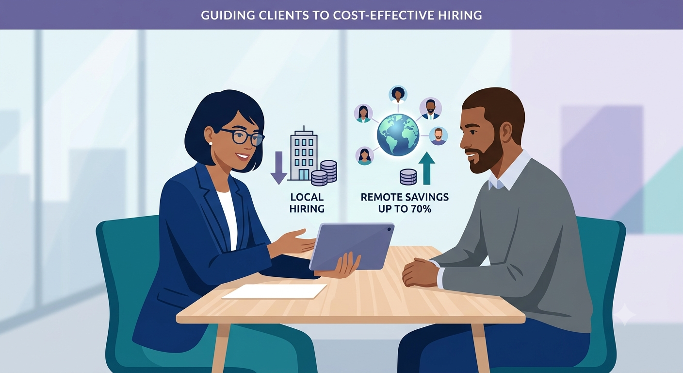 How to Talk to Your Clients About Cutting Hiring Costs by Up to 70%