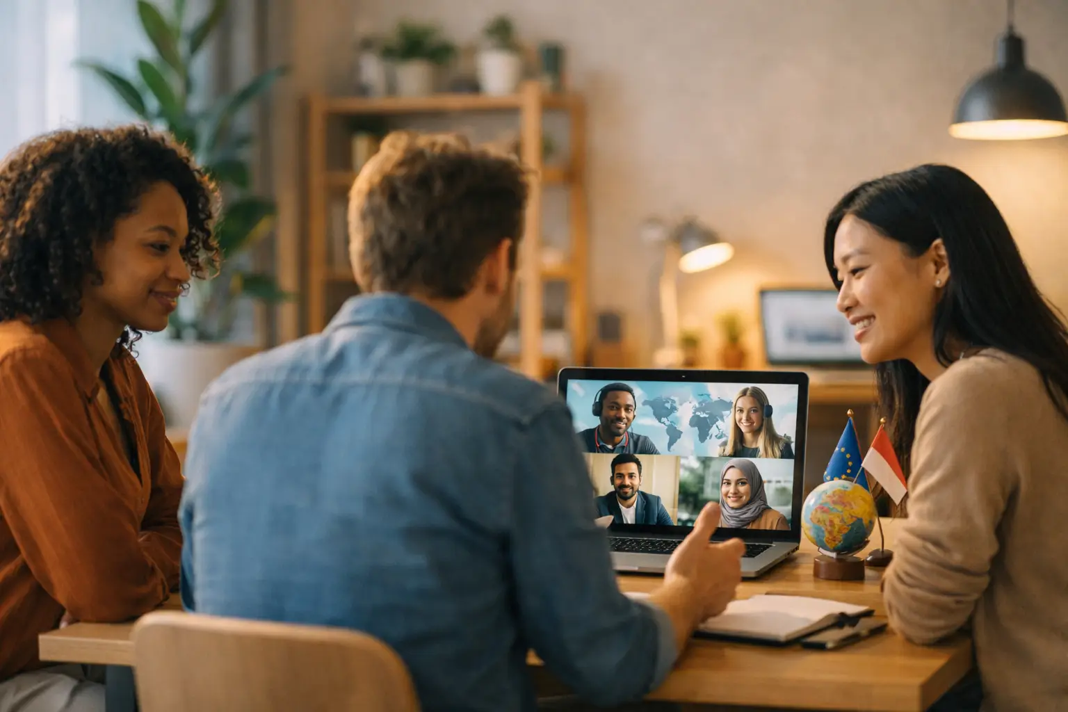 Streamlined international onboarding process for remote hiring and global talent productivity.