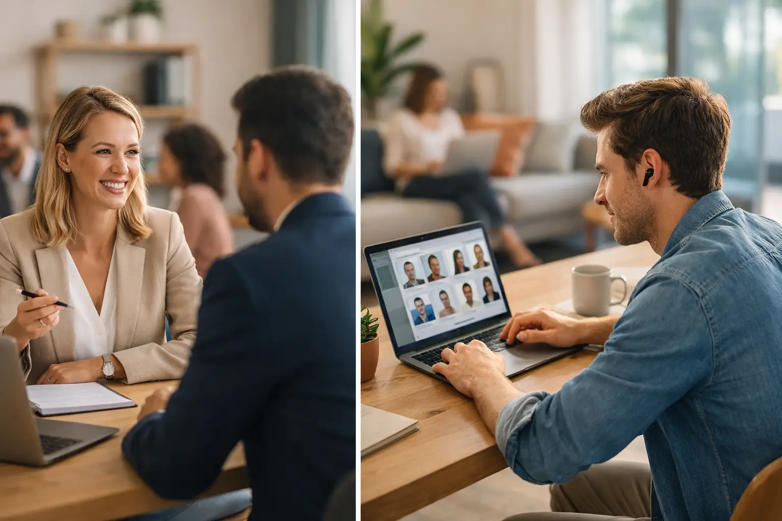 A visual comparison of recruiting agencies and hiring platforms for global talent acquisition.