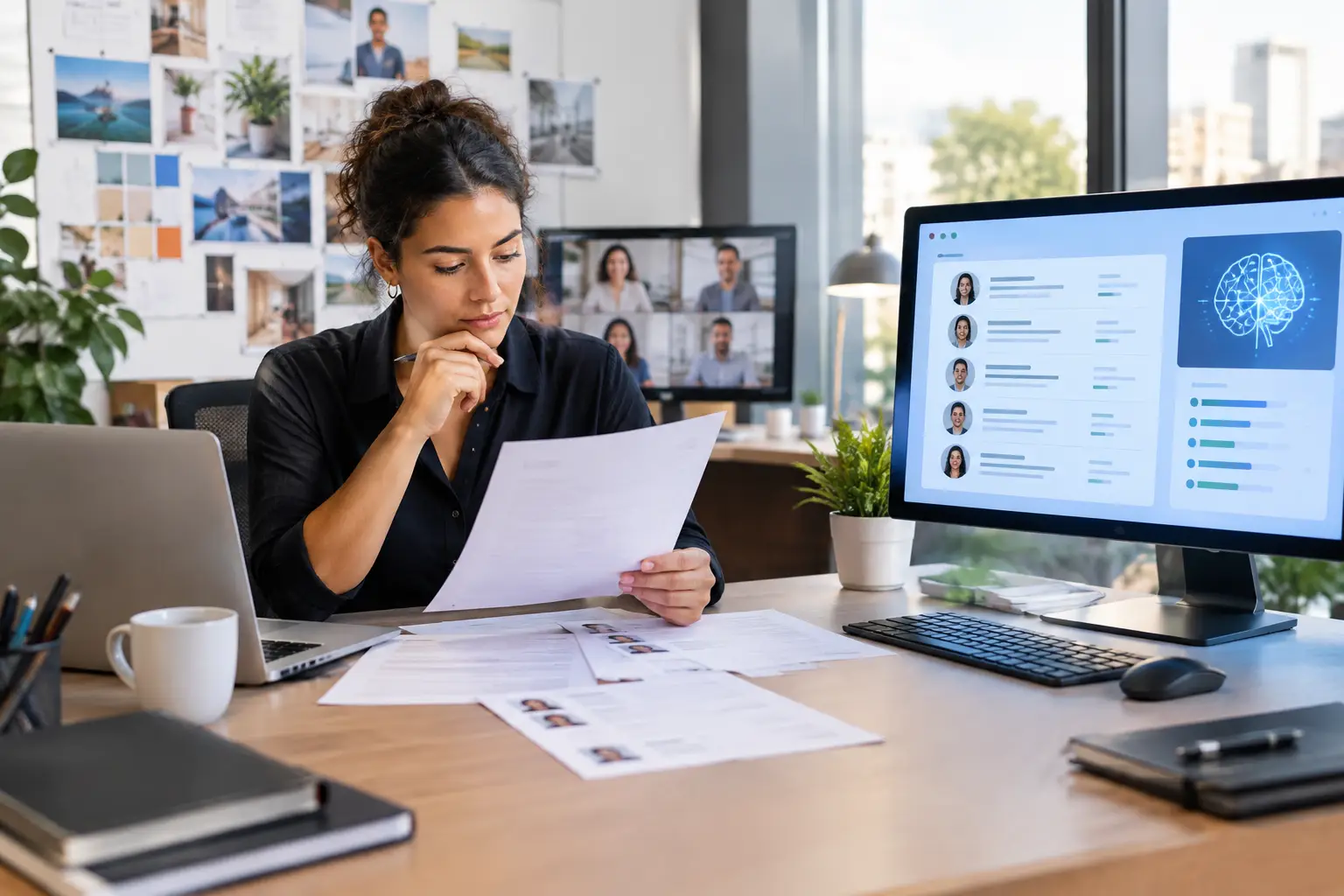 Comparison of manual and AI screening methods for effective hiring in business roles.