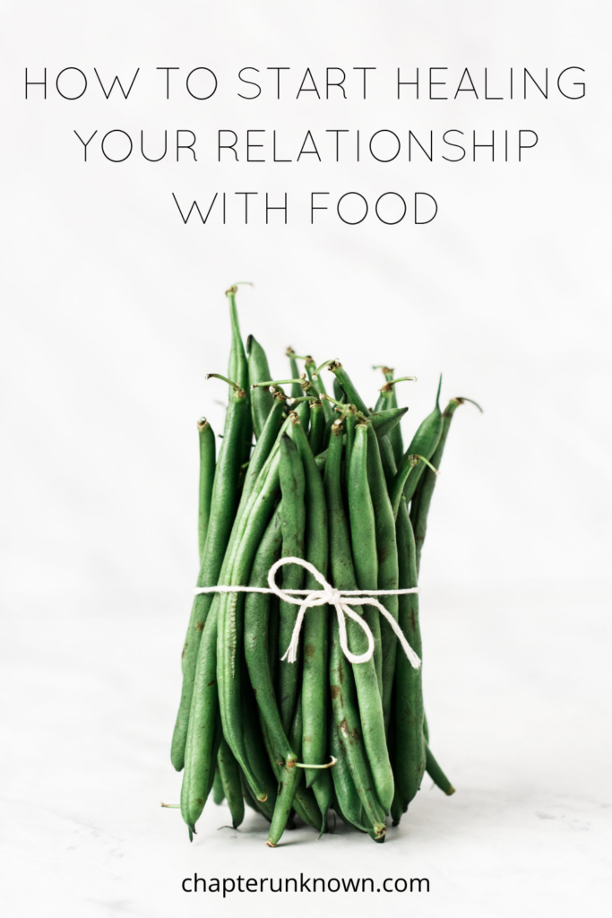 how I changed my thoughts about food and my body