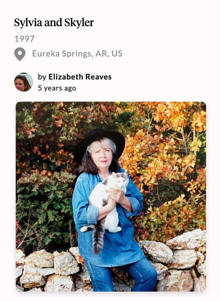 A memory in Sylvia Berry’s Aatlas: Sylvia and Skyler, 1997, Eureka Springs, added by Elizabeth
