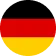 Flag of Germany with horizontal black, red, and gold stripes.