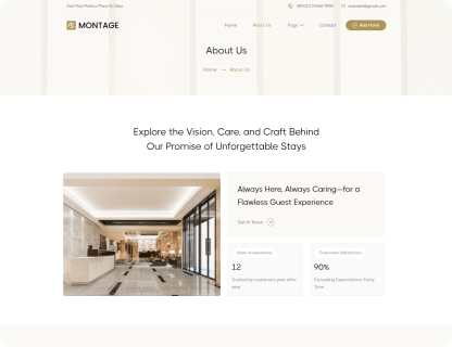 Modern hotel lobby with seating area, marble floor, and large glass doors emphasizing a flawless guest experience.