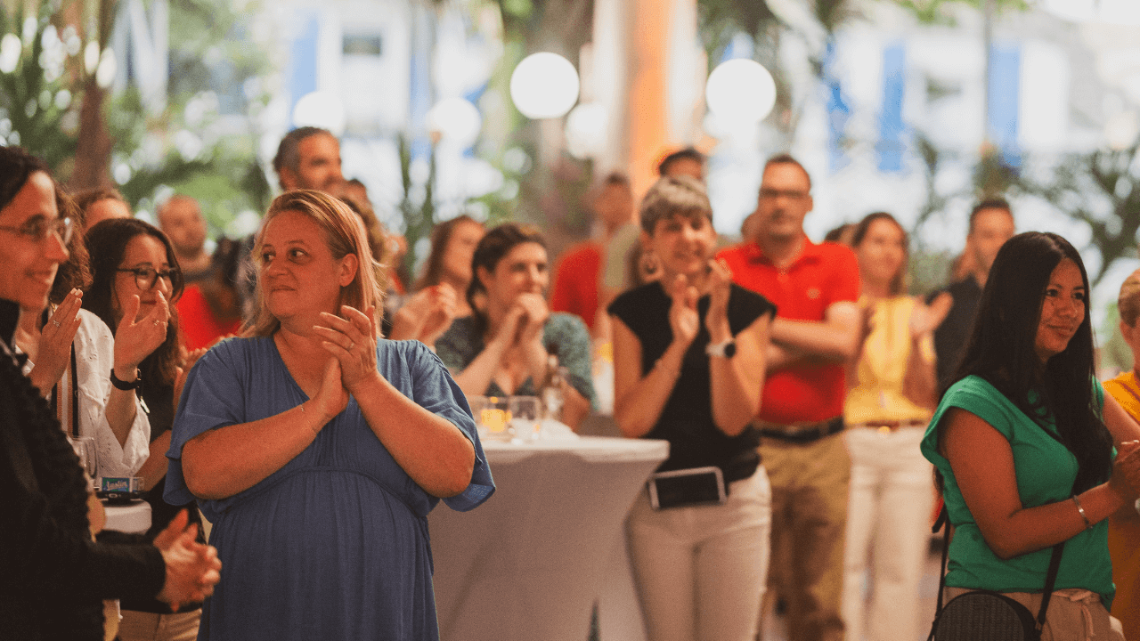 Événement d'entreprise Paie & RH Solutions illustrant l'engagement et les valeurs partagées avec les collaborateurs.