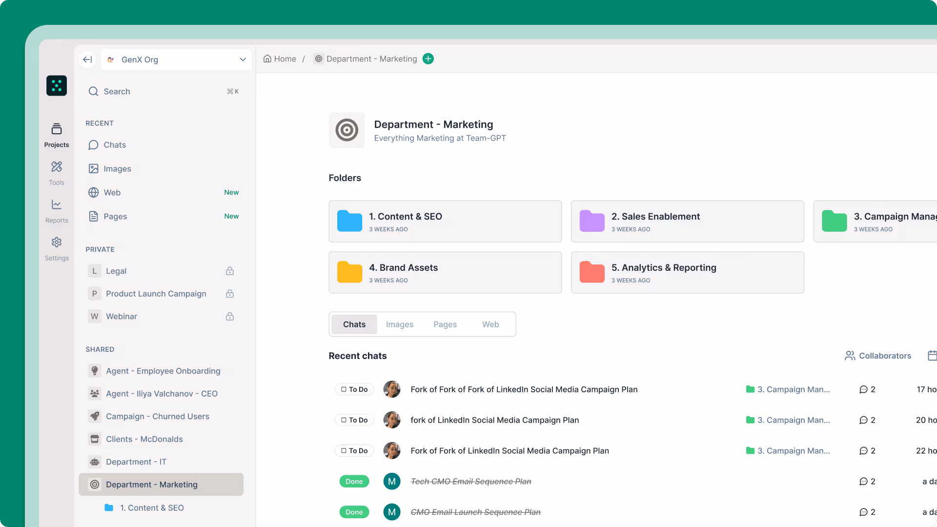 Team Collaboration Demo